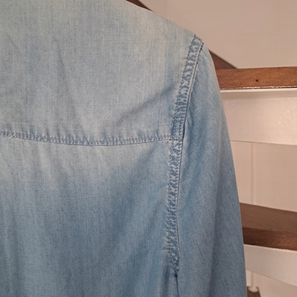 Superdry Size M Womens Button Up Long Sleeve Denim Shirt Collared. - Picture 11 of 11